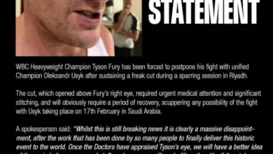 Photo of Фјури се извини што ја одложи борбата со Усик