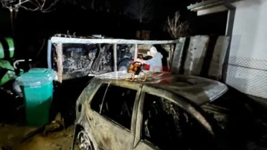 Photo of Видео: Запалени возило и гаража во Кавадарци