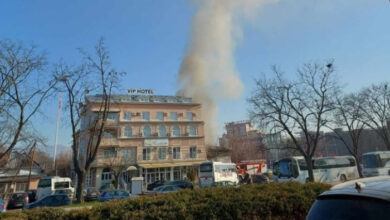 Photo of ВИДЕО: Пожар кај Вип Хотел, во близина на Ист Гејт