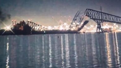 Photo of ВИДЕО: Мост се урна како кула од карти, возила паѓаат во река: Драма во Балтимор, спасувачите на лице место