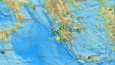 Photo of Два силни земјотреси утрово ја погодија Грција, потресот почувствуван и во Албанија, Малта и Италија