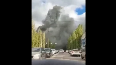 Photo of ВИДЕО: Во рускиот град Вороњеж гори голема фабрика