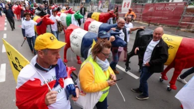 Photo of Протест на млекопроизводителите пред институциите на ЕУ во Брисел