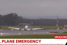 Photo of (Видео) Авион кружел со часови, па слетал „на стомак“: Се лизгал цели 500 метри па застанал