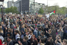Photo of Пропалестинските демонстранти ги зазедоа зградите на универзитетите во Амстердам, Гронинген и Ајндховен