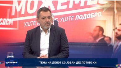 Photo of Деспотовски најавува кандидатура за лидер на СДСМ, предлага концепт во кој членовите на партијата ќе ги бираат функционерите во извршната власт