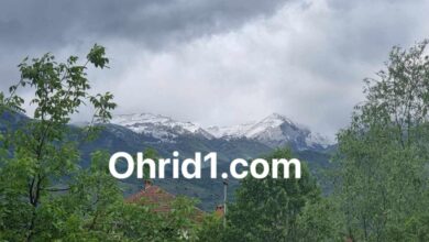 Photo of (ФОТО) Нов снег на планината Јабланица во месец мај