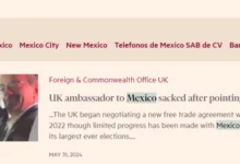 Photo of Британскиот амбасадор во Мексико отпуштен откако наводно вперил пушка во вработен