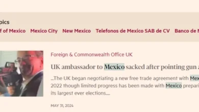 Photo of Британскиот амбасадор во Мексико отпуштен откако наводно вперил пушка во вработен