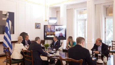 Photo of Мицотакис им ги презентираше владините приоритети за европските прашања на новите европратеници од НД
