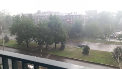 Photo of Видео: Невреме со силен дожд и грмотевици во Скопје