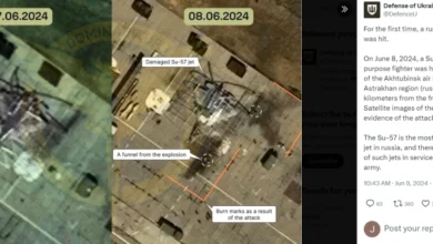 Photo of Украина тврди дека уништила еден од најнапредните руски воени авиони СУ-57