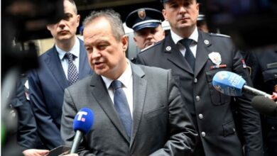 Photo of Дачиќ: Албанец осомничен за воени злосторства, за киднапирање на тројца полицајци е уапсен на „Мердаре“