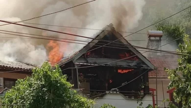 Photo of Гори станбено-деловна 26-катница во Астана, ангажирани 72 пожарникара