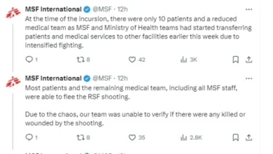 Photo of Суданска паравојска нападна болница во Дарфур