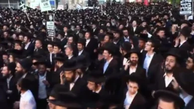 Photo of Протест на ултраортодоксните Евреи во Израел поради регрутирањето