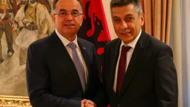 Photo of Првиот вицепремиер Меџити во Тирана пречекан од претседателот на Албанија, Бајрам Бегај