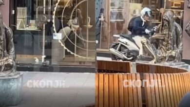 Photo of (Видео) Со пиштол извршен грабеж на улица „Македонија“ – снимен моментот и крадецот