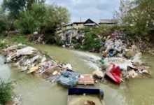 Photo of Реката Пена кај населбата Дарданија пред колапс, Општина Тетово не го чисти коритото