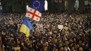 Photo of Десетици илјади луѓе на улиците на Тбилиси