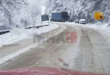 Photo of Поради снег забрани за тешки товарни возила на патот Кичево – Охрид и кај Плетвар