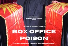 Photo of „BOX OFFICE POISON“ самостојна изложба на Јован Јосифовски!