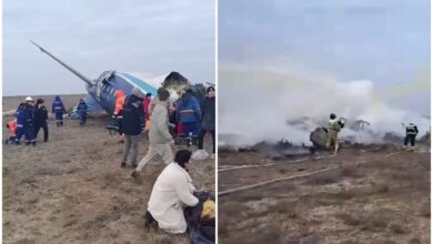 Photo of (ВИДЕО) Авион со 67 патници и петмина членови на екипажот се урна во Казахстан