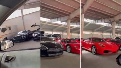 Photo of (ВИДЕО) Објавено видео од гаражата на Асад со десетици луксузни автомобили
