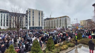 Photo of Студентите на протести пред Палатата на правдата во Белград