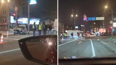 Photo of Тешка несреќа во Скопје, се судрија автомобил и комбе!