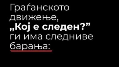 Photo of Граѓанското движење, ,,Кој е следен?” бара транспарентно да се објави целата документација поврзана со работењето на клубот „Пулс”