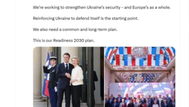 Photo of Фон дер Лајен во Париз: Зајакнувањето на Украина е почетна точка, на Европа и треба долгорочен план