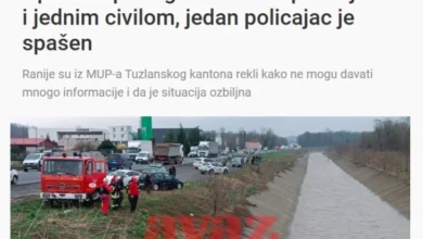 Photo of Опсежна потрага во Тузла: Полицаец и цивил исчезнати во надојдената Јала