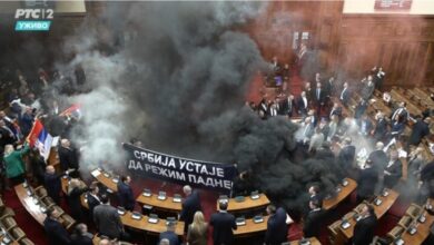 Photo of ВИДЕО: Српска пратеничка добила мозочен удар и е во критична состојба по инцидентите во Собранието