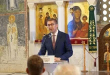 Photo of Мицкоски: На достоинствен начин продолжуваме да го негуваме животот и делото на светите браќа Кирил и Методиј, нивната благородна мисија обединува и денес
