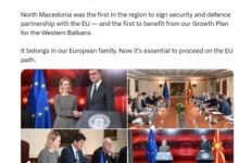 Photo of Калас: Неопходно е Скопје да продолжи напред по патот кон ЕУ