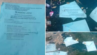 Photo of Гласачки ливчиња пронајдени во морето во Хрватска: „Ова се вашите гласови!“