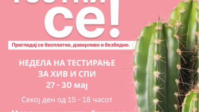 Photo of Европска недела на ХИВ тестирање: „Тестни се! Прегледај се бесплатно, доверливо и безбедно