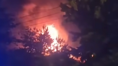 Photo of Голем пожар доцна синоќа во Лисиче, гореше во близина на ресторан
