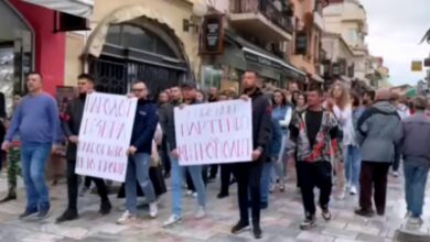 Photo of (Видео) Мирен протест за поддршка на епископот атаниски, Партениј