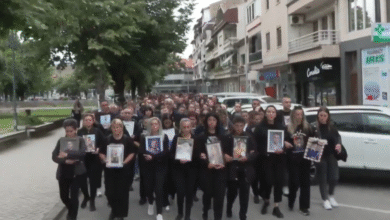 Photo of (ВО ЖИВО) Почна протестот на семејствата на загинатите и повредените во пожарот во Кочани
