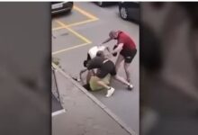 Photo of (ВИДЕО) Инцидент во Љубљана: Тројца тепаат маж на улица, тој станува и почна да пука