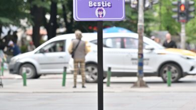 Photo of Нова улица во центарот на Скопје – виолетова улица Bestie
