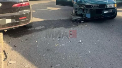 Photo of Две лица потешко повредени во сообраќајка во центарот на Скопје