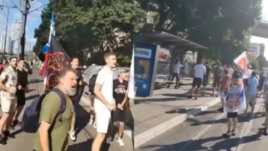 Photo of ВИДЕО Белград блокиран: Започна големиот студентски протест, регистрирани се првите инциденти