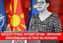 Photo of Левица: Владата троши, народот штеди – Фискална консолидација на грбот на граѓаните