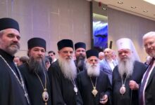Photo of ФОТО: Архиепископот Стефан со црковна делегација на прием во Руската амбасада