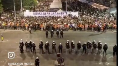 Photo of (Видео) Снимка од дрон од вчерашниот протест во Белград: олку нè затру со омраза и поделби, што повеќе не знаеме кој ни е брат, а кој непријател