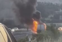 Photo of Гори камион на автопатот Скопје – Тетово