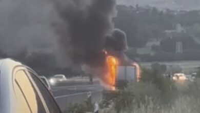 Photo of Гори камион на автопатот Скопје – Тетово